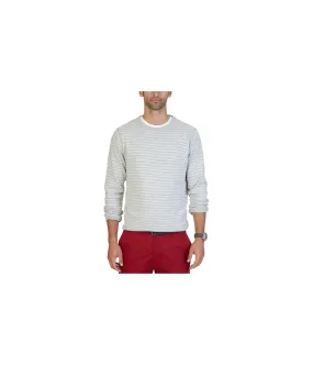 Nautica Mens Fine Striped Pullover Sweater