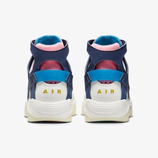 Nike air flight huarache (nike gear/ sail/ midnight navy/ coral chalk/ laser blue/ speed yellow/ coc