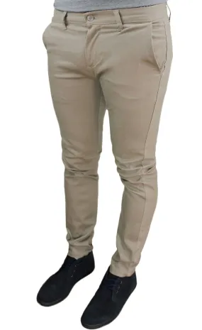 PANTALONI UOMO COLL. INVERNALE BATTISTINI JEANS CASUAL BEIGE SARTORIALE