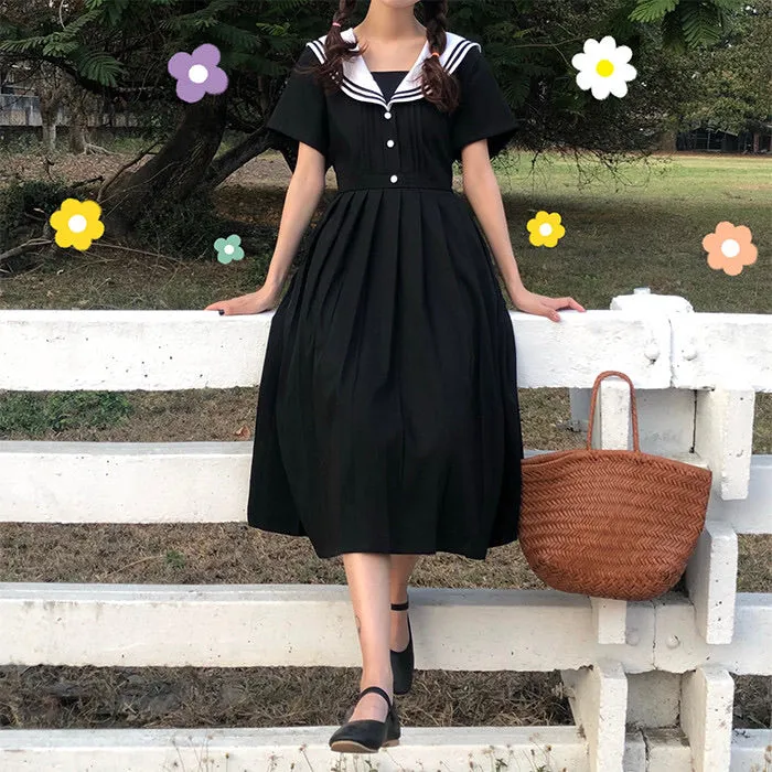 Plus size sailor dress