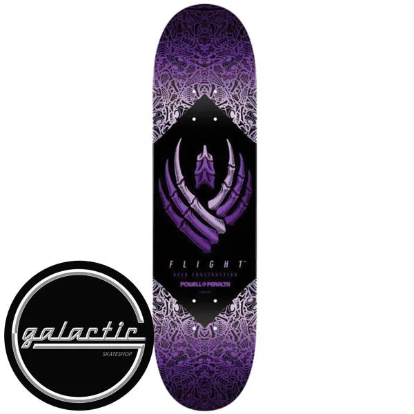 Powell Flight 244 K20 Bones Purple Deck 8.5