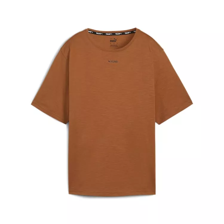 PUMA WOMEN'S GRAPHIC OS BROWN TEE