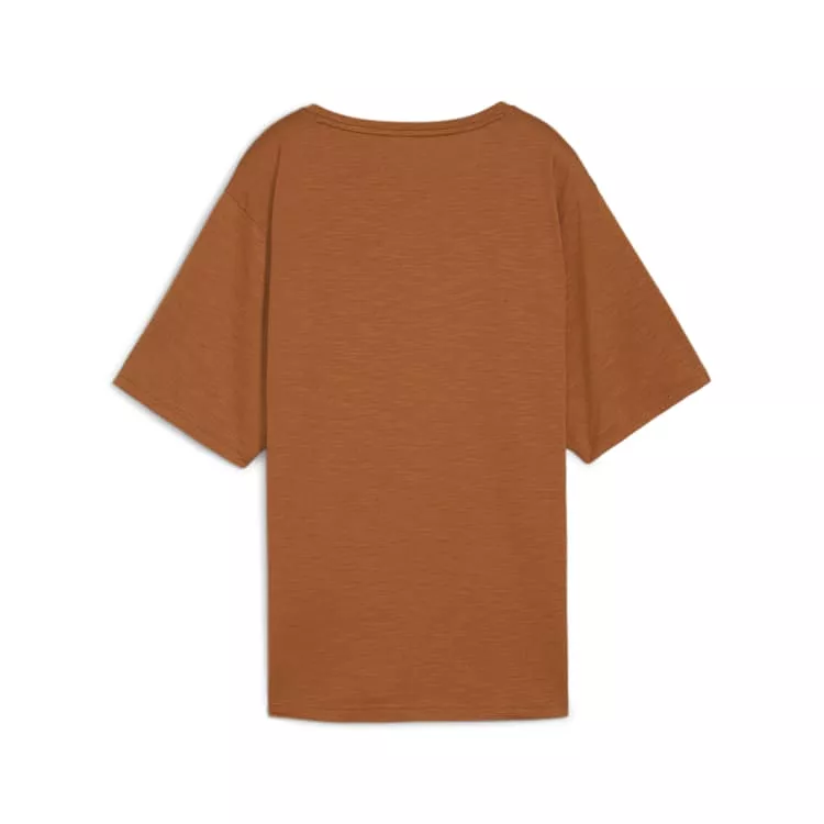 PUMA WOMEN'S GRAPHIC OS BROWN TEE