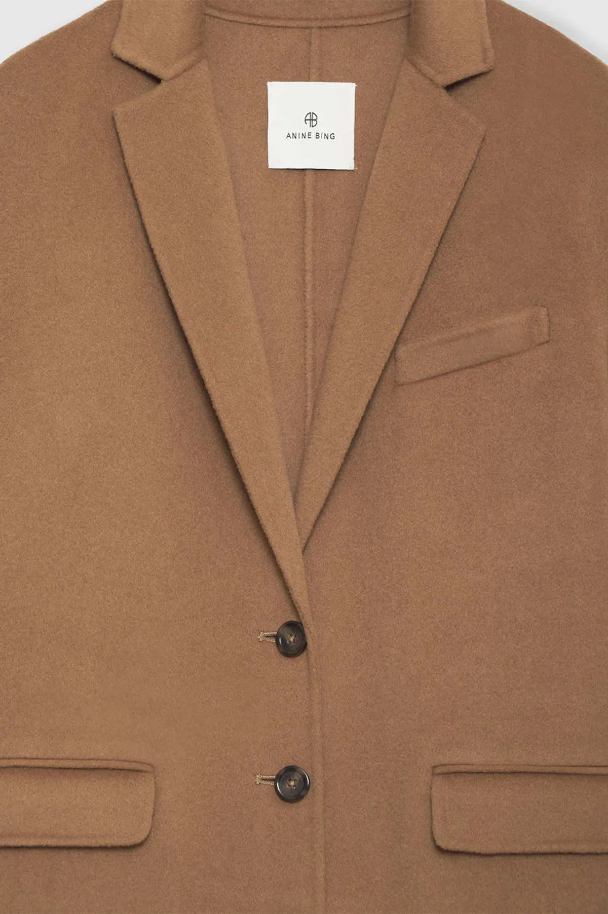 Quinn  Cashmere Blend Coat - Camel