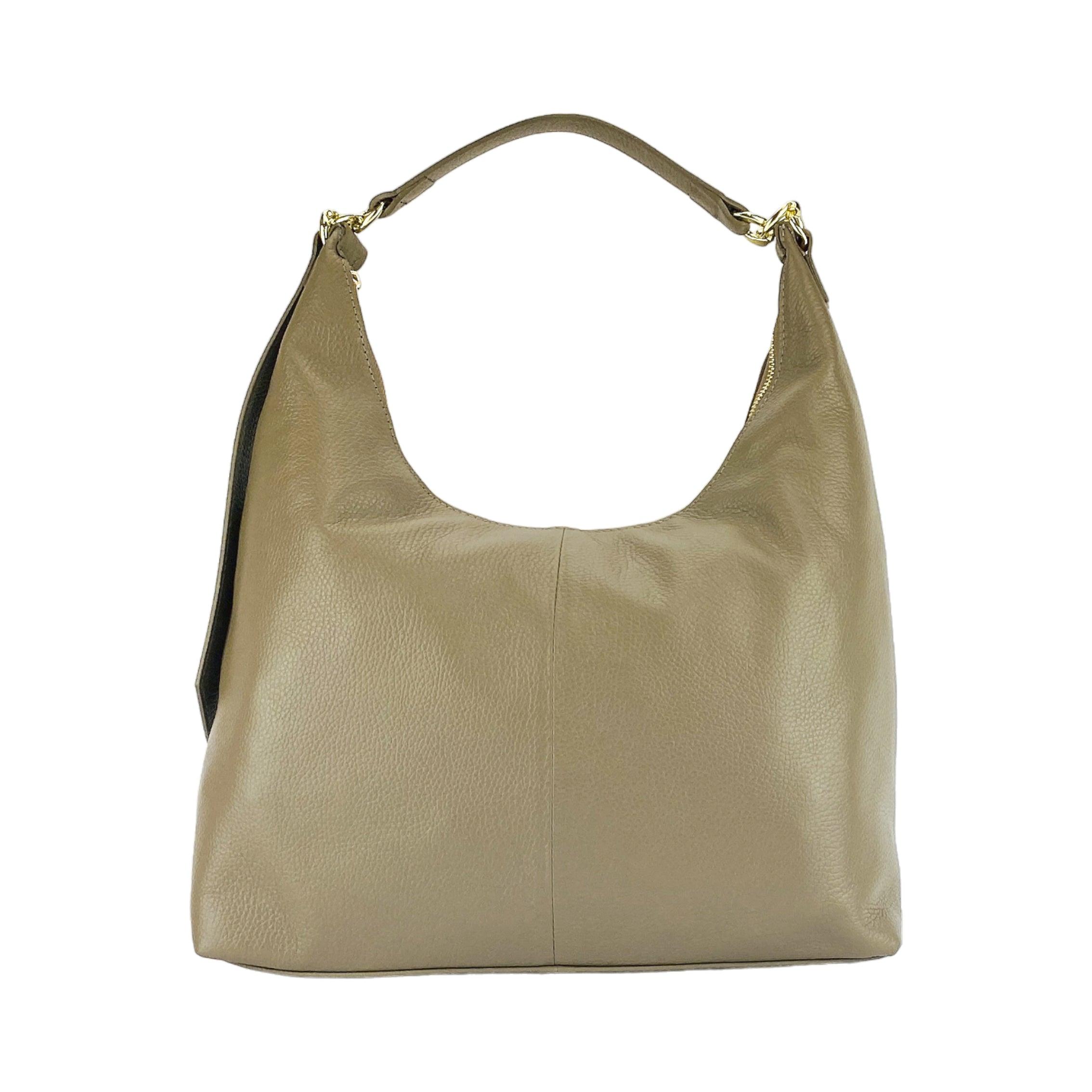 RB1017AQ | Women's Shoulder Bag Genuine Italian Leather 36 x 40 x 13