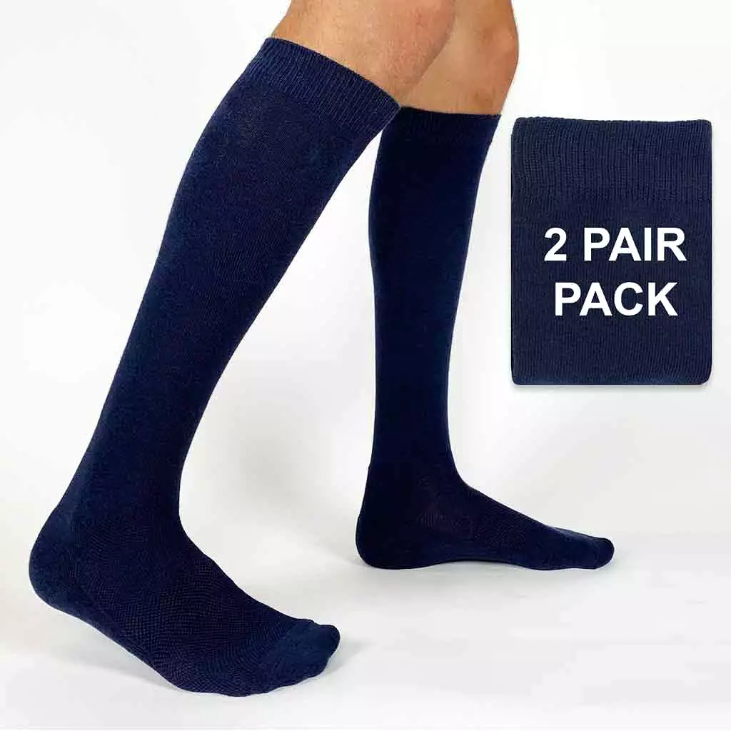 Red Sport Knee High Socks on Sale for Him and Her -2 Pack