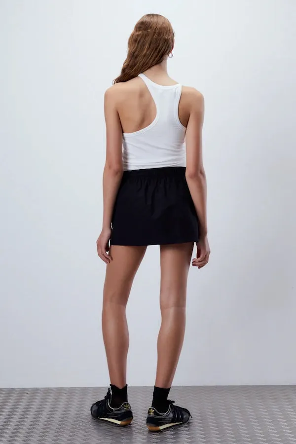 Reese Rib Jersey Tank Ivory