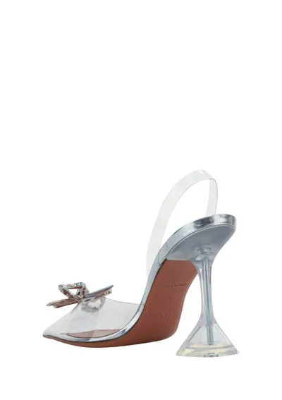 Rosie Glass Sling Pump - Transparent