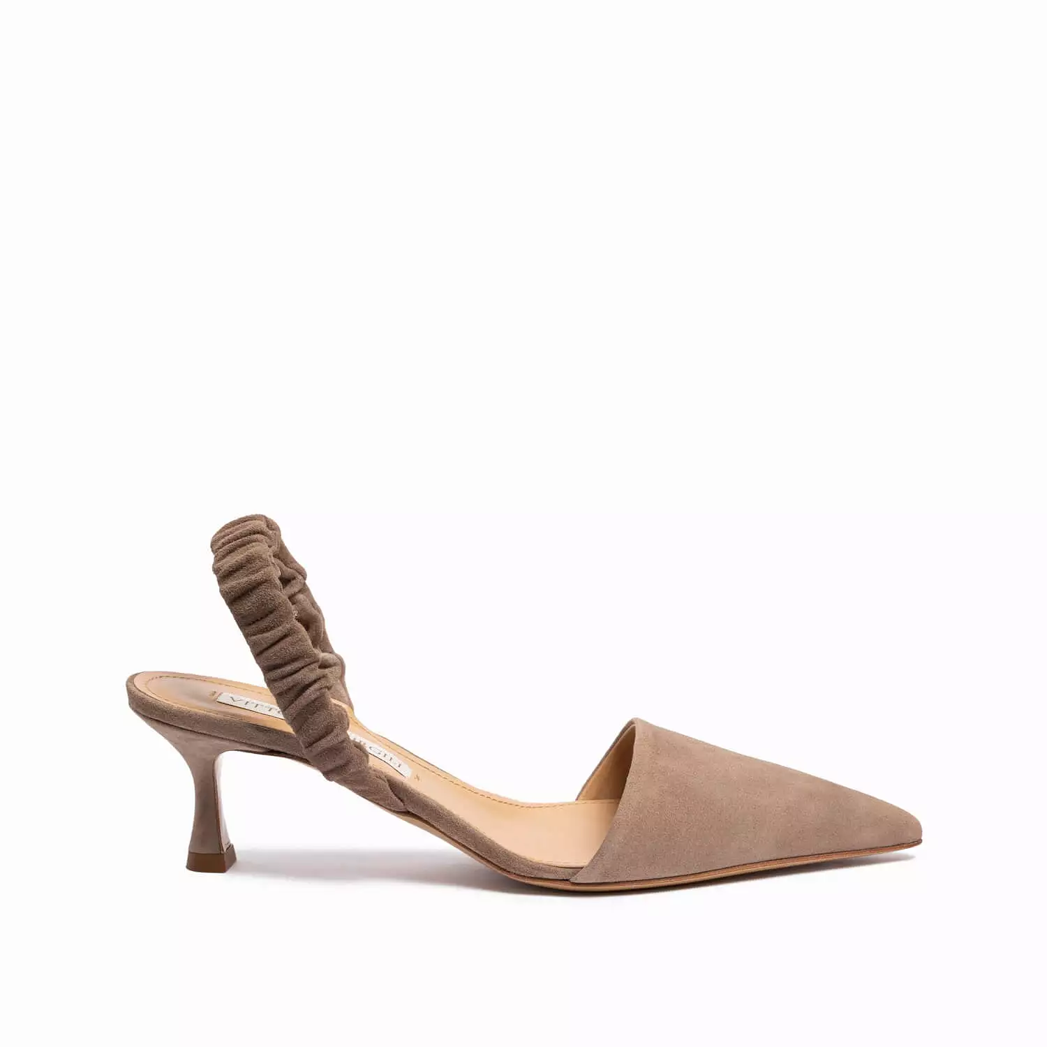 Sand women's suede sling back décolleté