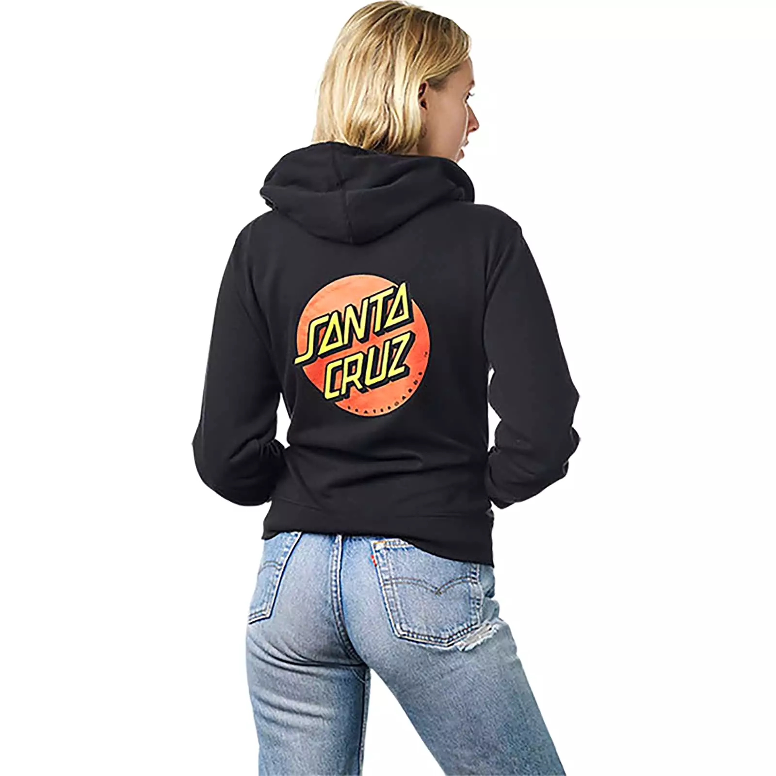 Santa Cruz Classic Dot MW Women's Hoody Zip Sweatshirts (Brand New)