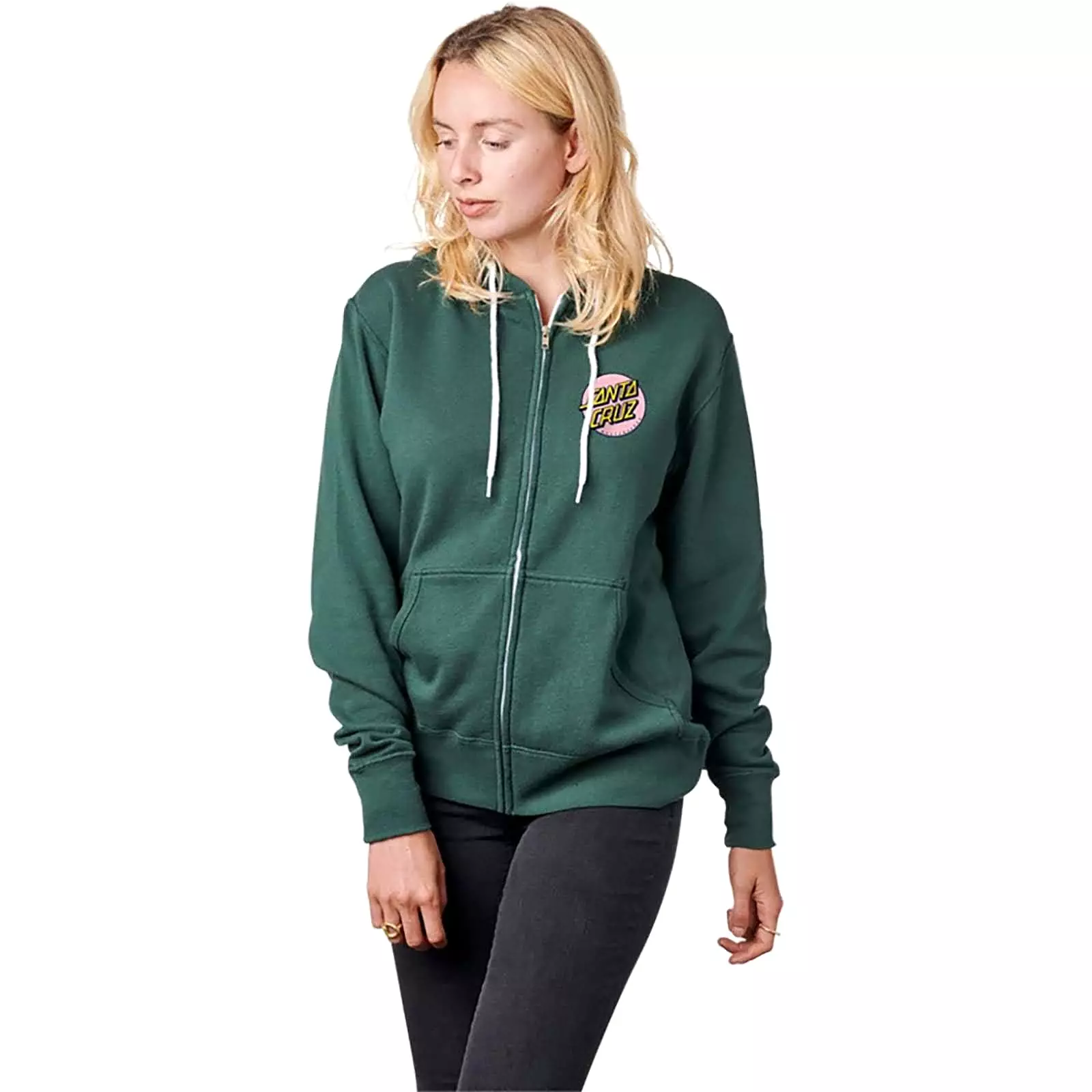 Santa Cruz Other Dot LW Women's Hoody Zip Sweatshirts (Brand New)