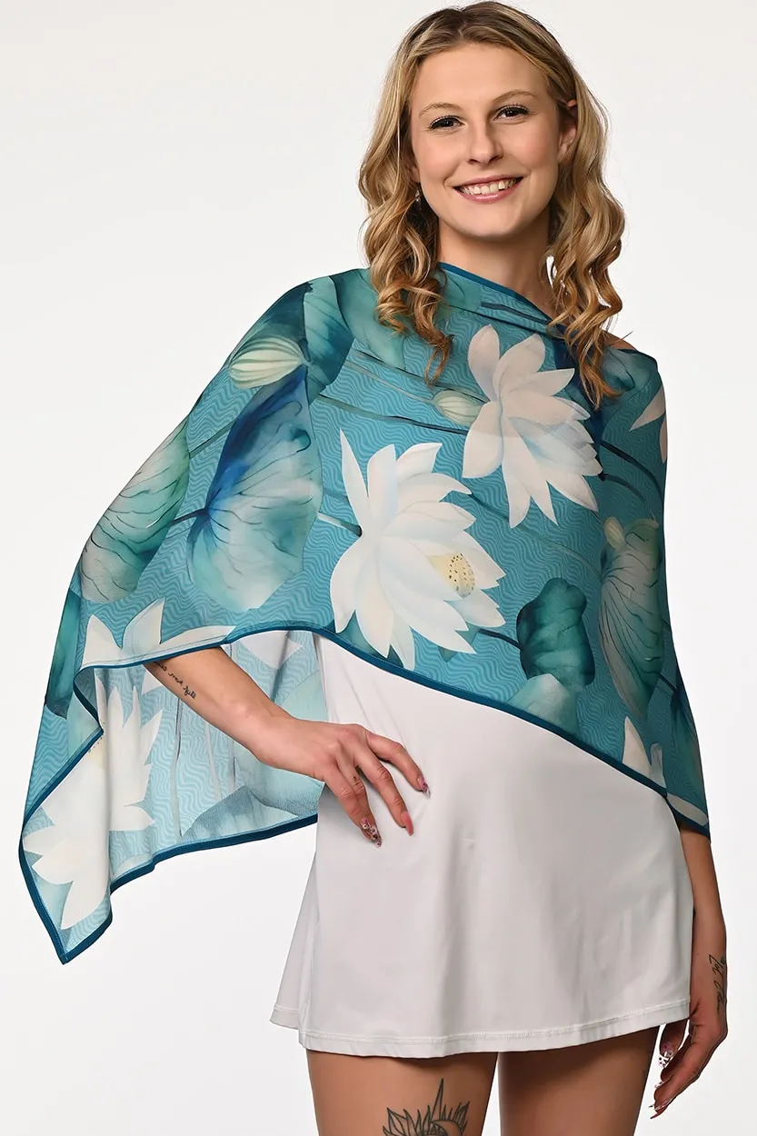 Sevya Kamala scarf, lotus cupro