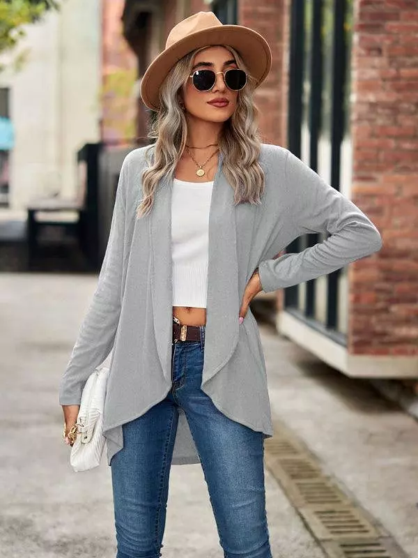 Solid Loose Women Cardigan Sweater