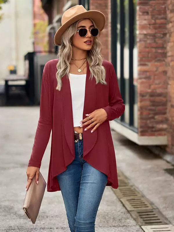 Solid Loose Women Cardigan Sweater