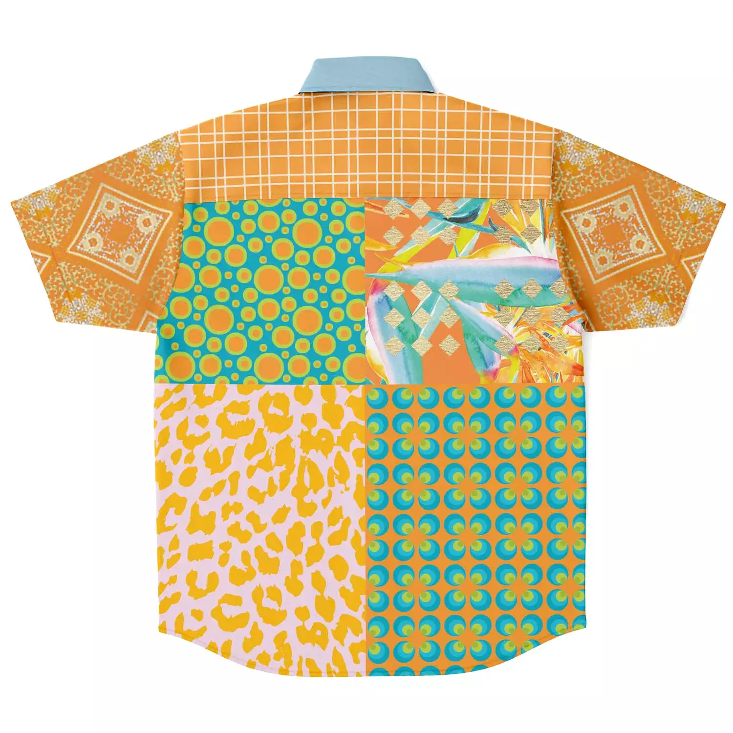 South Beach Short Sleeve Button Down Shirt