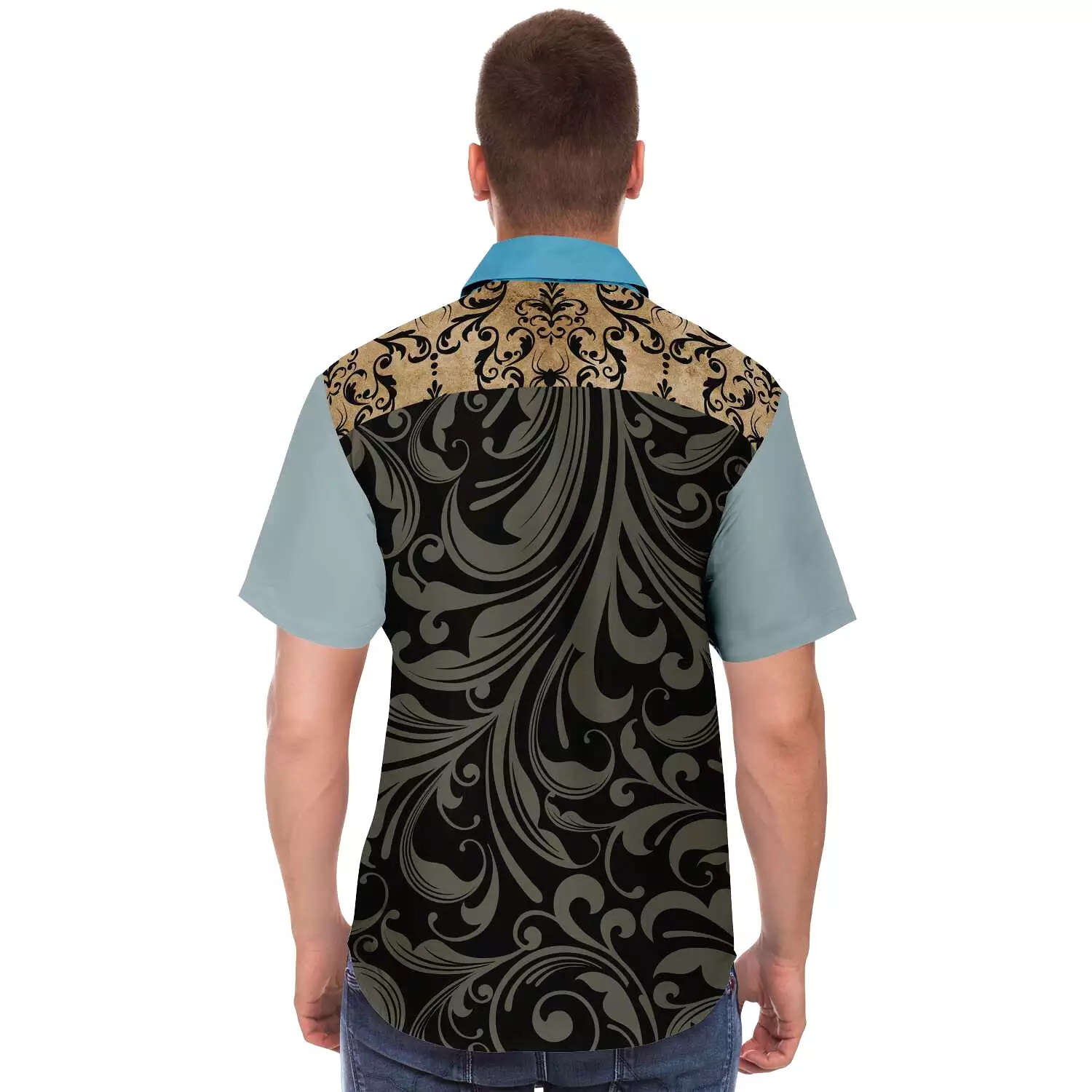 Steampunk Warrior S/S Button Down Shirt