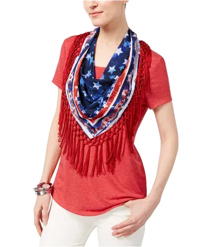 Style & Co. Womens American Dreams With Scarf Basic T-Shirt