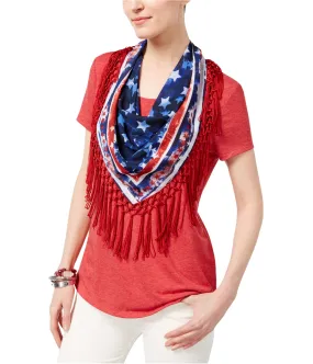 Style & Co. Womens American Dreams With Scarf Basic T-Shirt