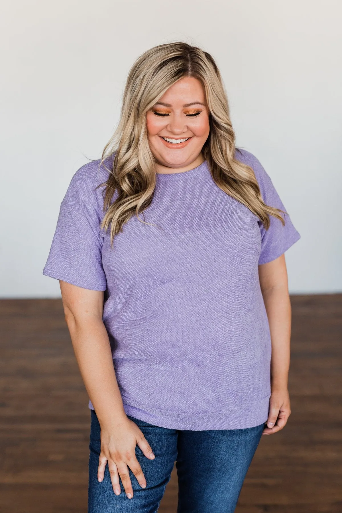 Sweet Love Of Mine Knit Top- Lavender