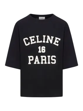 T-SHIRT CROPPED CELINE PARIS