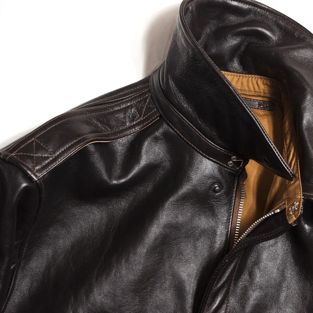 The Real McCoy's MJ12103 A-2 Flight Jacket Seal Brown