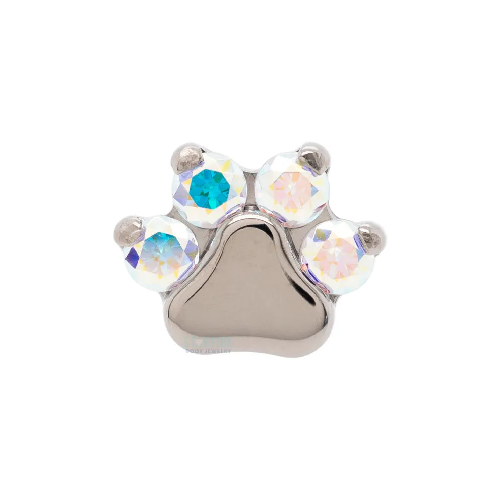 threadless: Faceted Gem Paw Print End