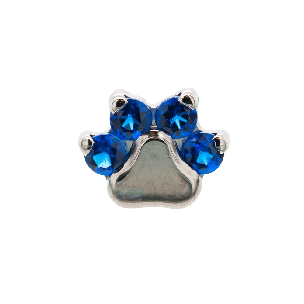 threadless: Faceted Gem Paw Print End