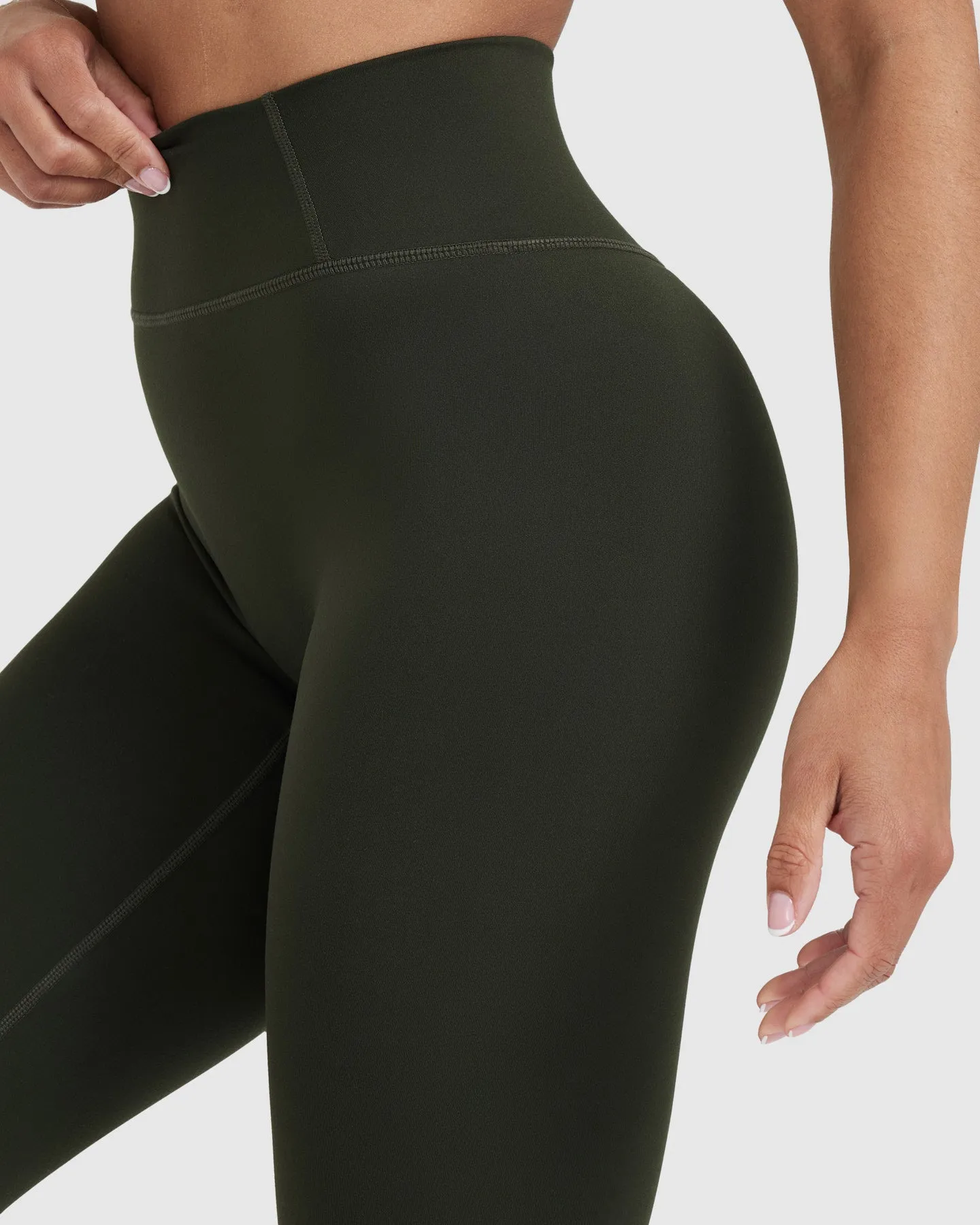 Timeless High Waisted Leggings | Khaki