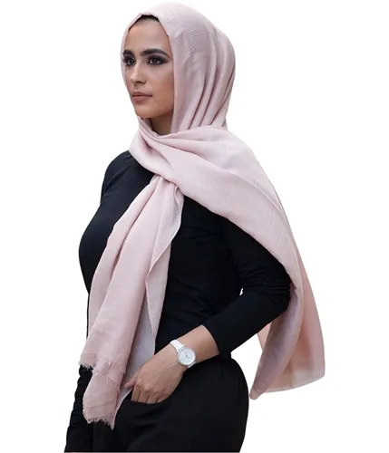 Verona Collection Womens Fringed Hijab Scarf Wrap