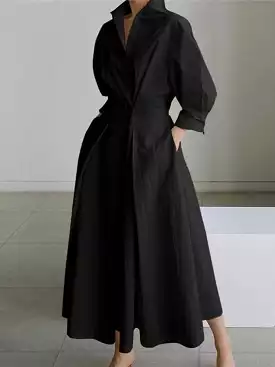 Versatile and Stylish Women's Swing Maxi Shirt Dress