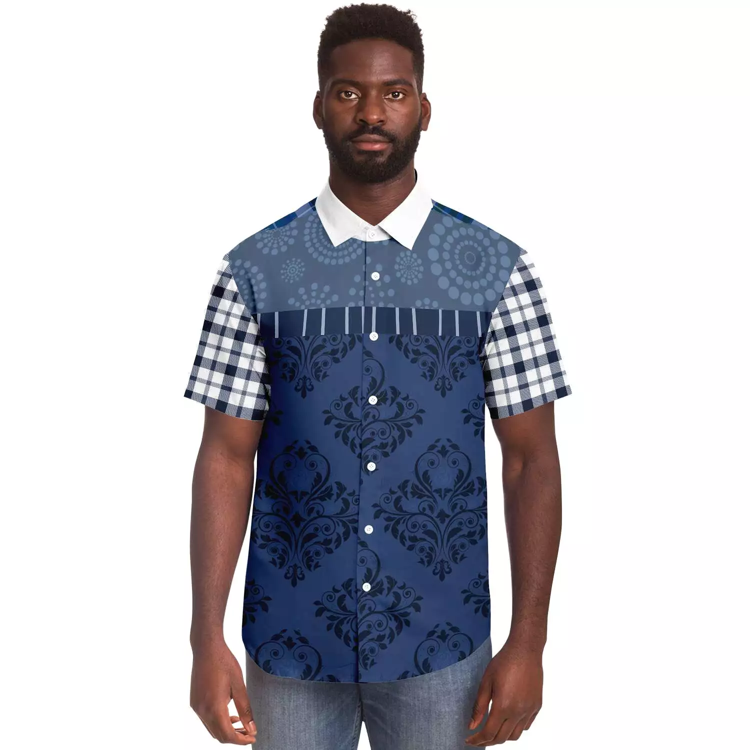 Victorious Short Sleeve Button Down Shirt