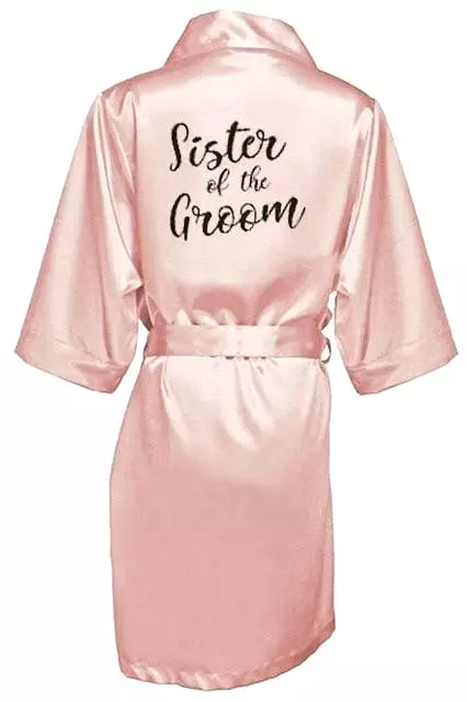 Wedding Nightgowns - Letter Print Robe