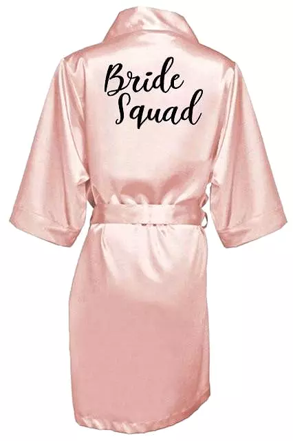 Wedding Nightgowns - Letter Print Robe