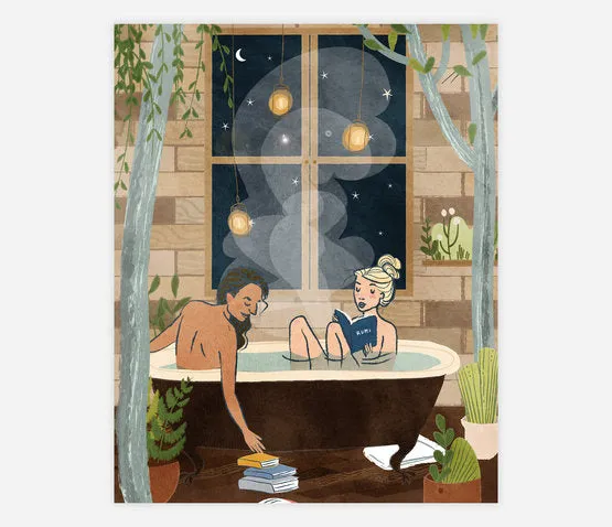 Wild Optimist - Night Bath Print (8x10)