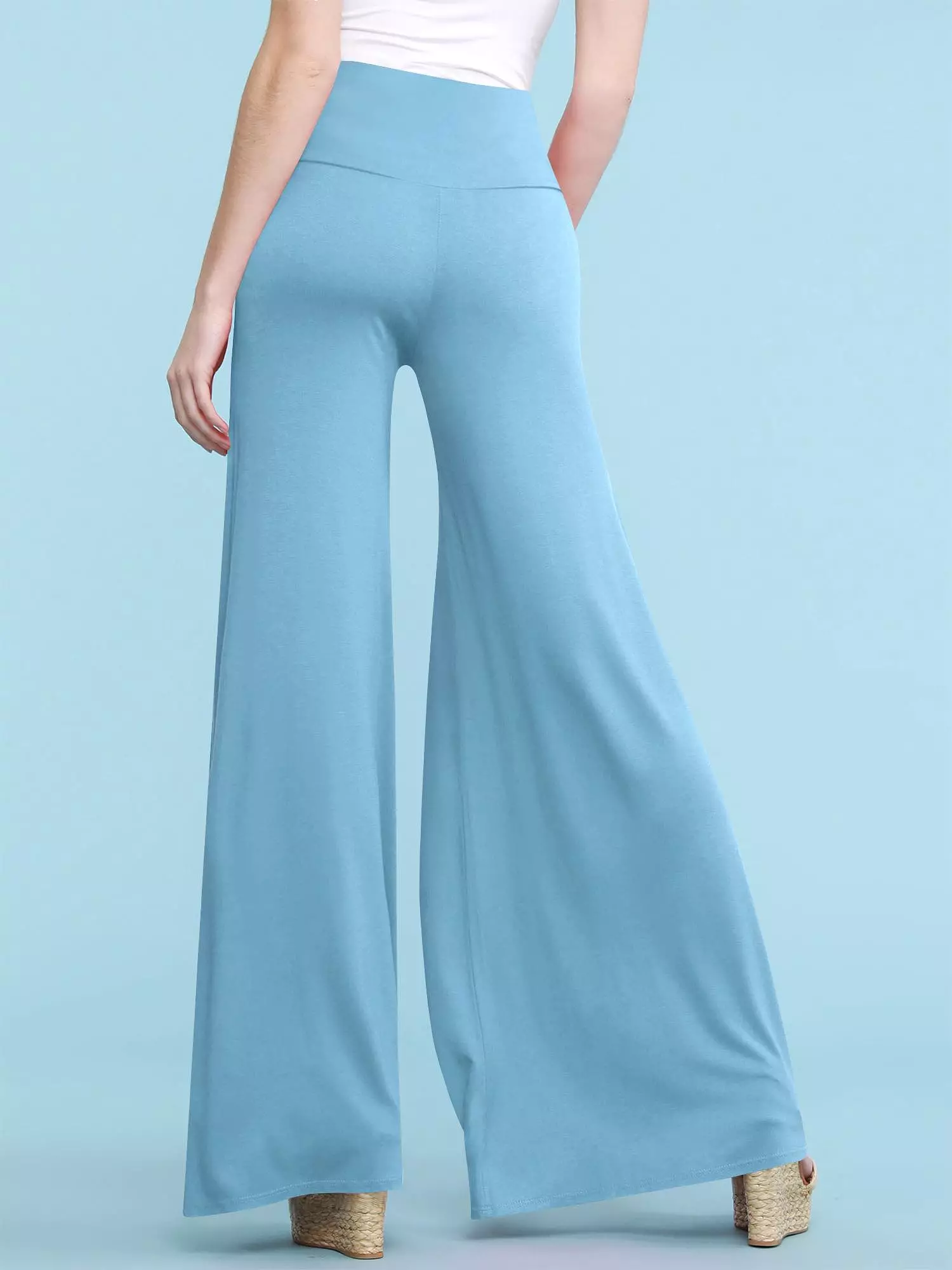 Women's Casual Comfy Wide Leg Palazzo Lounge Pants