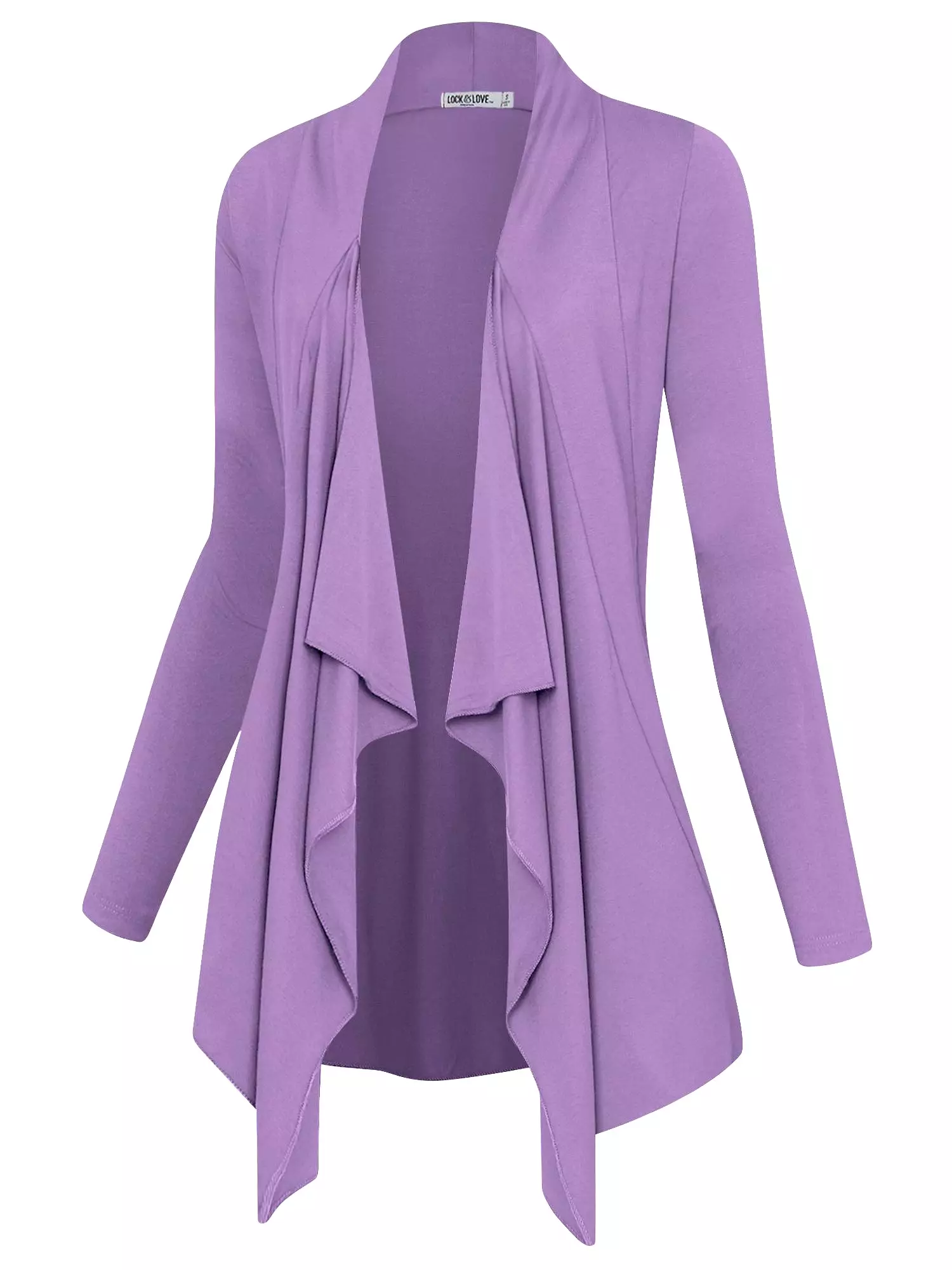 Women's Drape Front Open Cardigan