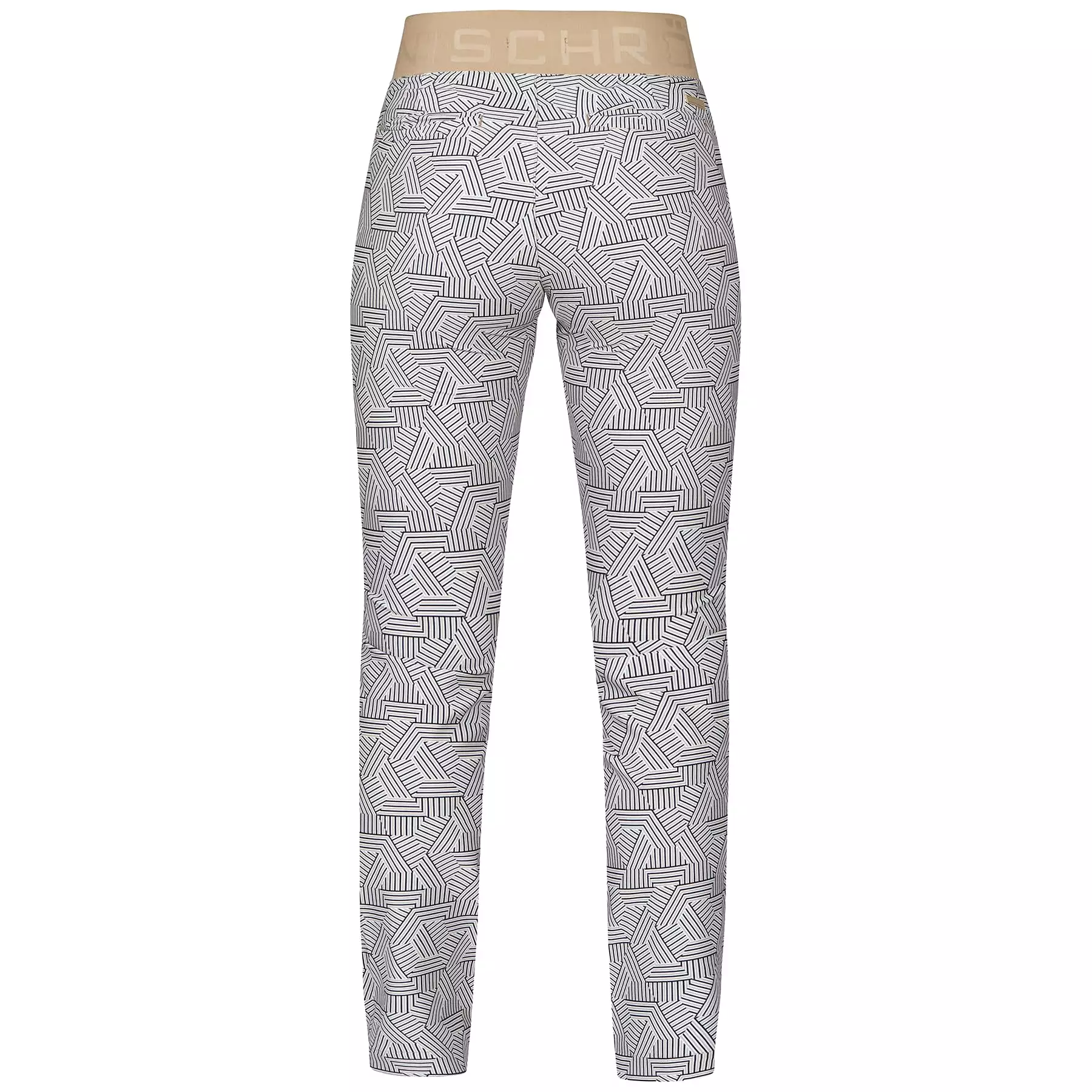 Womens Kay Leggings Hexagon Beige - SS24