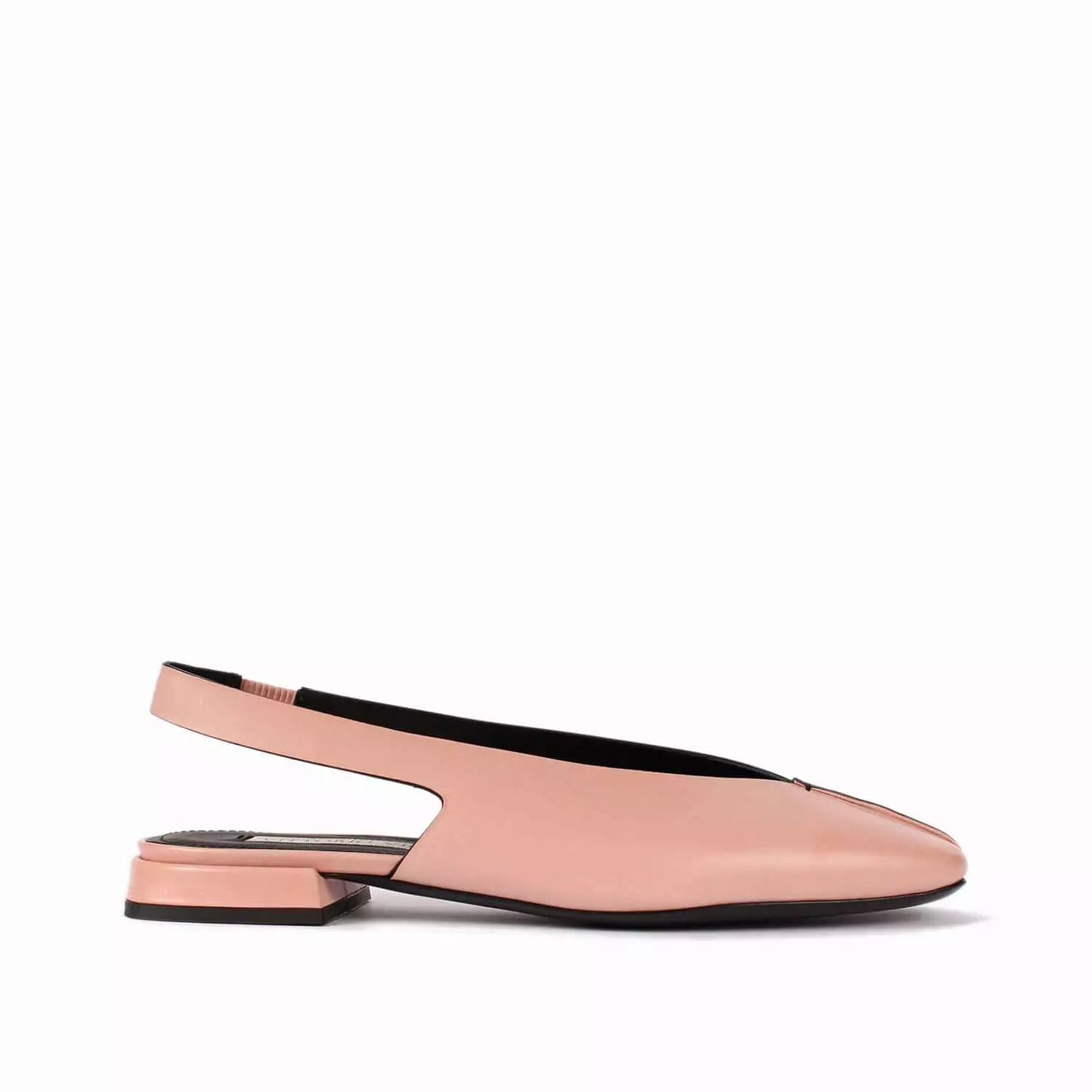 Women's leather sling back ballet flat