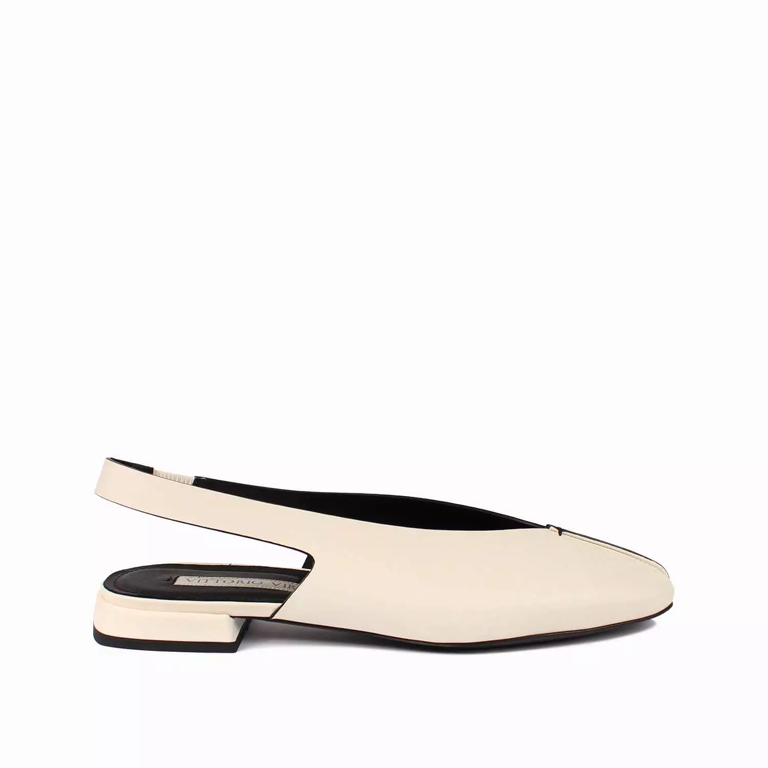 Women's leather sling back ballet flat