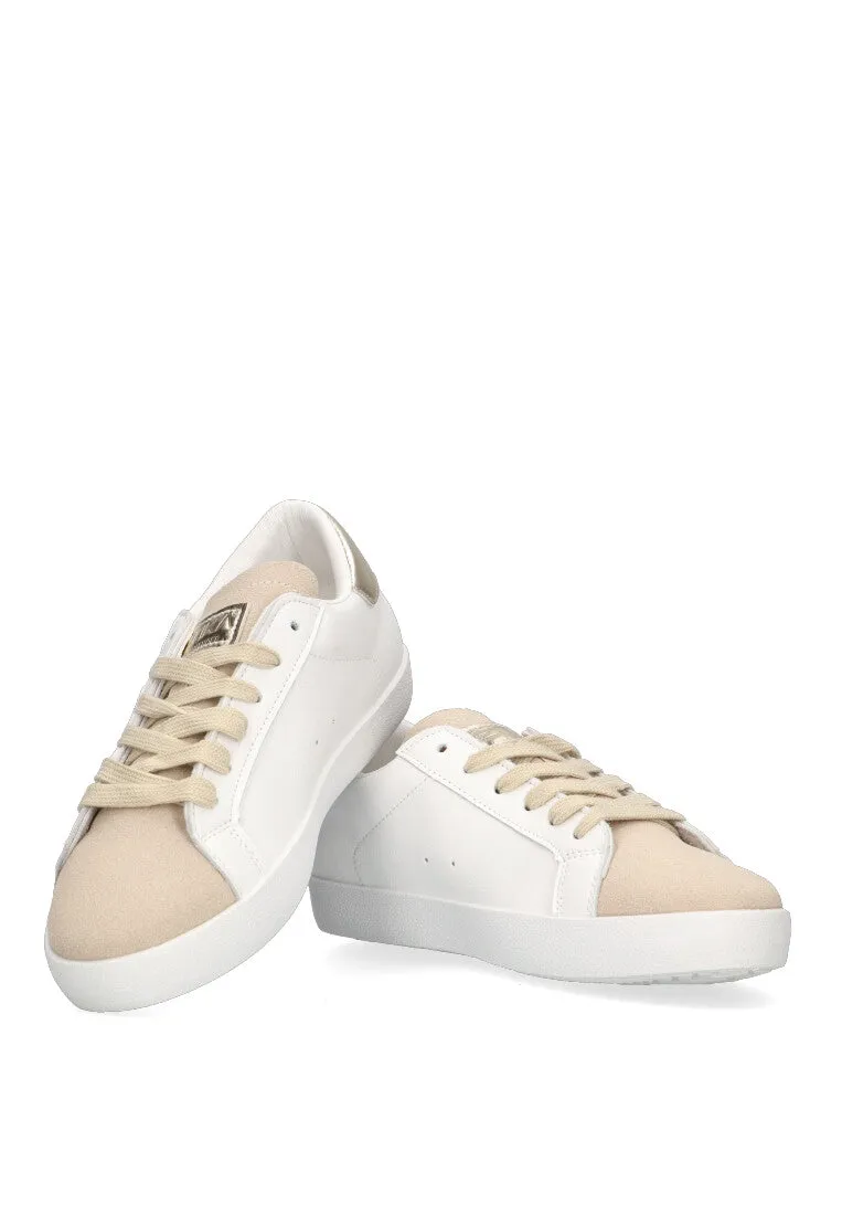 ZAPATILLA DEPORTIVA CASUAL ESTRELLA ETIKA KARRASPIO 50202 MUJER, BEIGE